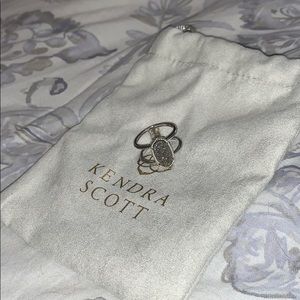 Silver Kendra Scott Elyse ring